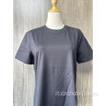 T-shirt pesante a maniche corte in cotone multicolore